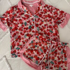 Strawberry pajama set